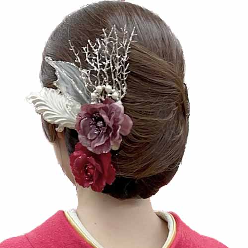 着物ヘアセット例