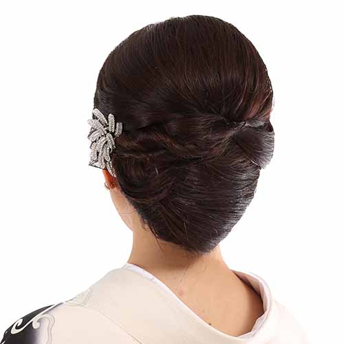 着物ヘアセット例