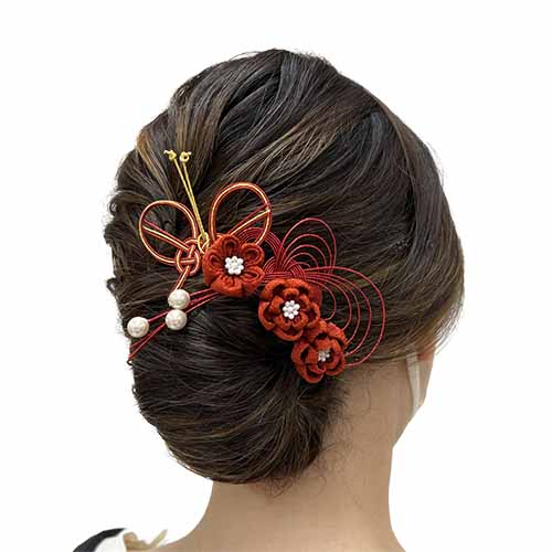 着物ヘアセット例