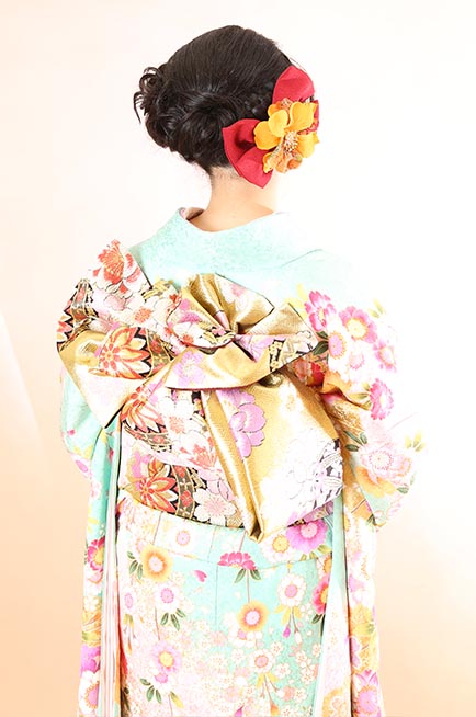 振袖の帯結び例：実例