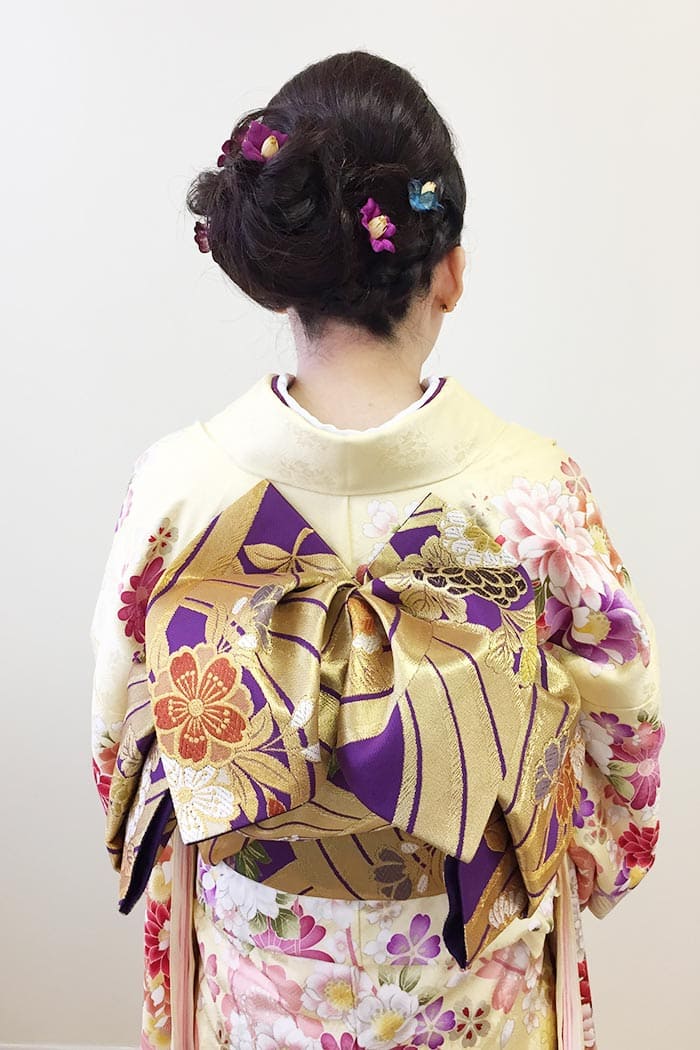 振袖の帯結び例：実例