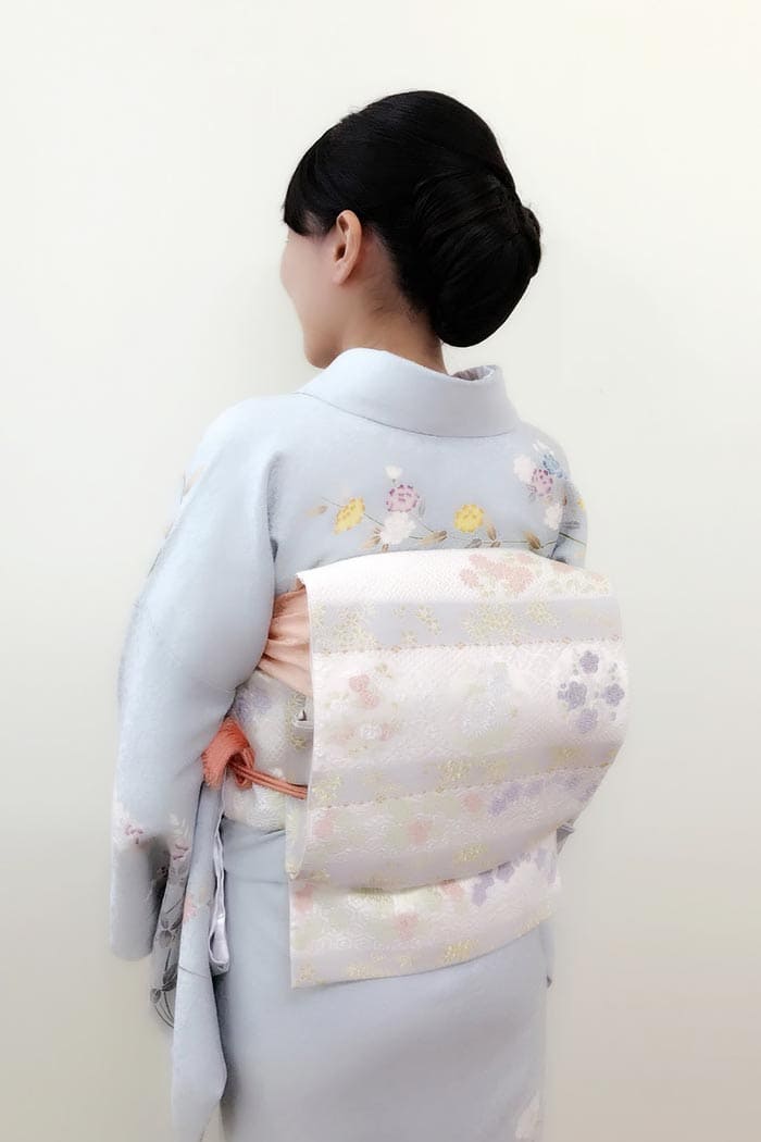 訪問着の帯結び：実例