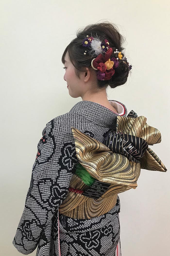 振袖の帯結び例：実例