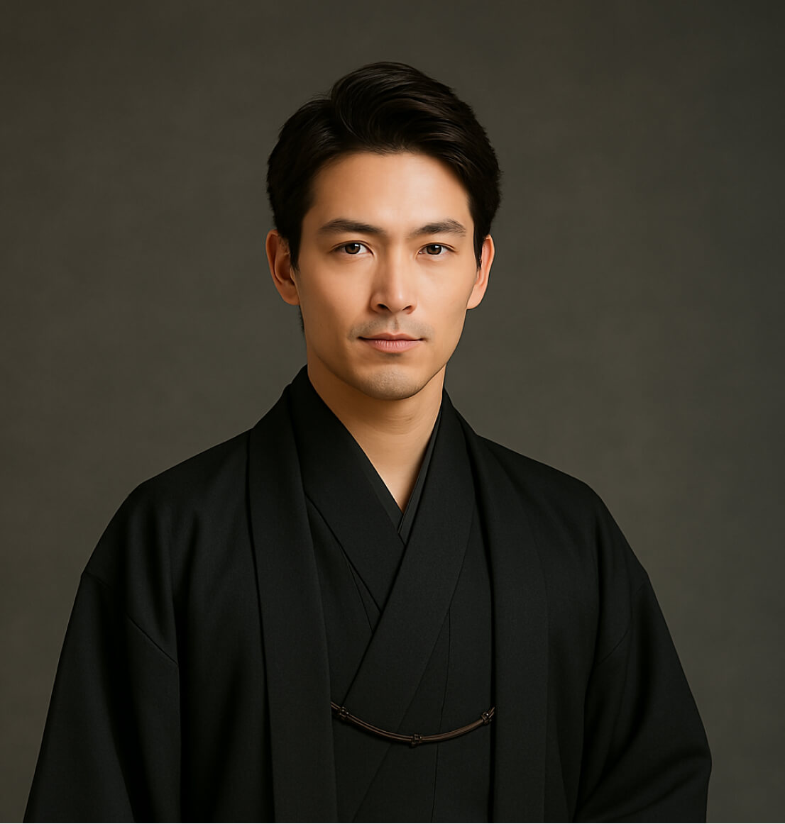 着物を着た男性