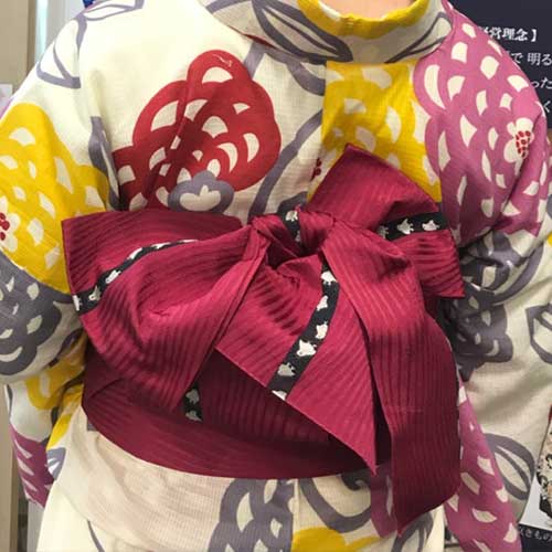 浴衣の帯結び：実例