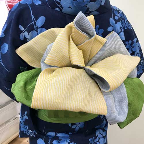 浴衣の帯結び：実例