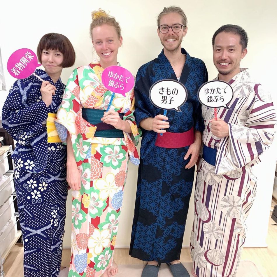 浴衣レンタル 外国人のお客様